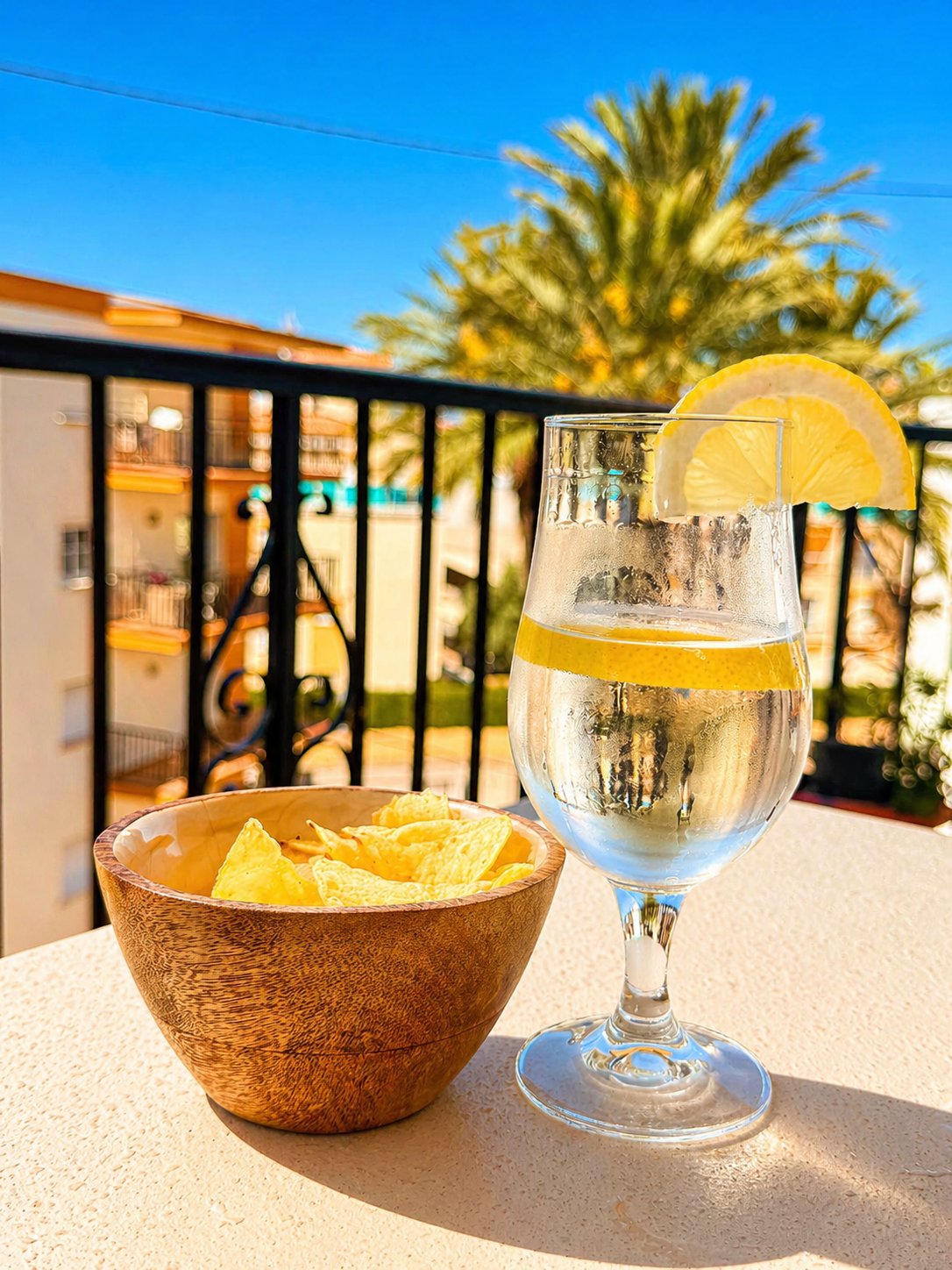 Ein Drink in der Sonne — Apartment Denia La Goleta
